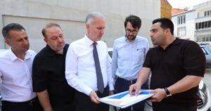 Bursa'da İnegöl Belediyesi, Orhaniye Mahallesi Türker ve Hatay Sokaklar arasında