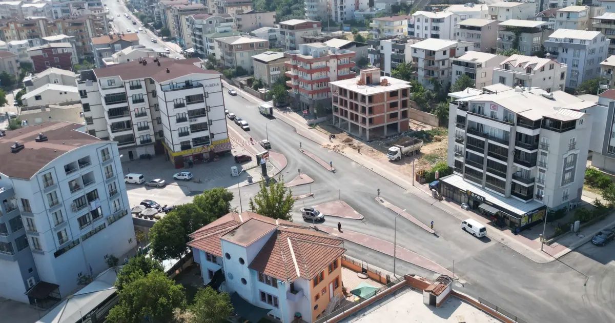 Bursa Kestel’de Eğitim Caddesi baştan sona yenilendi