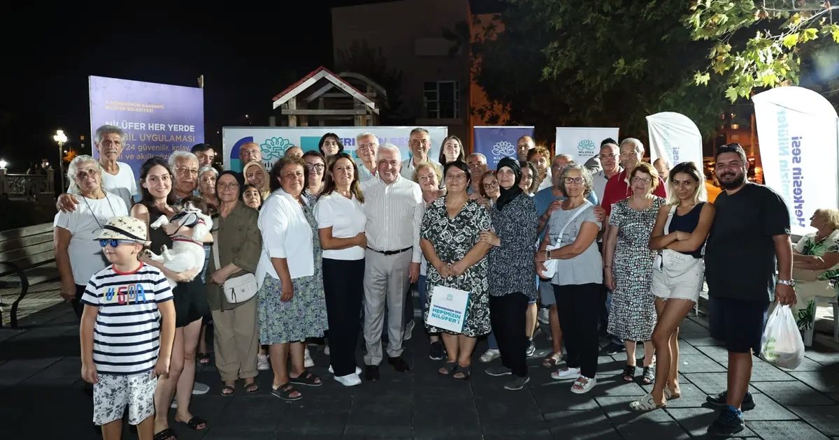 Bursa Nilüfer’de akşam çayı buluşmaları devam ediyor