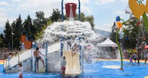 Osmangazi Belediyesi tarafından aileler ve çocuklar için düzenlenen SUKİ Sukaypark