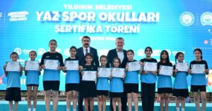 Bursa'da Yıldırım Belediyesi’nin çocukların yaz tatilini verimli şekilde geçirmeleri için