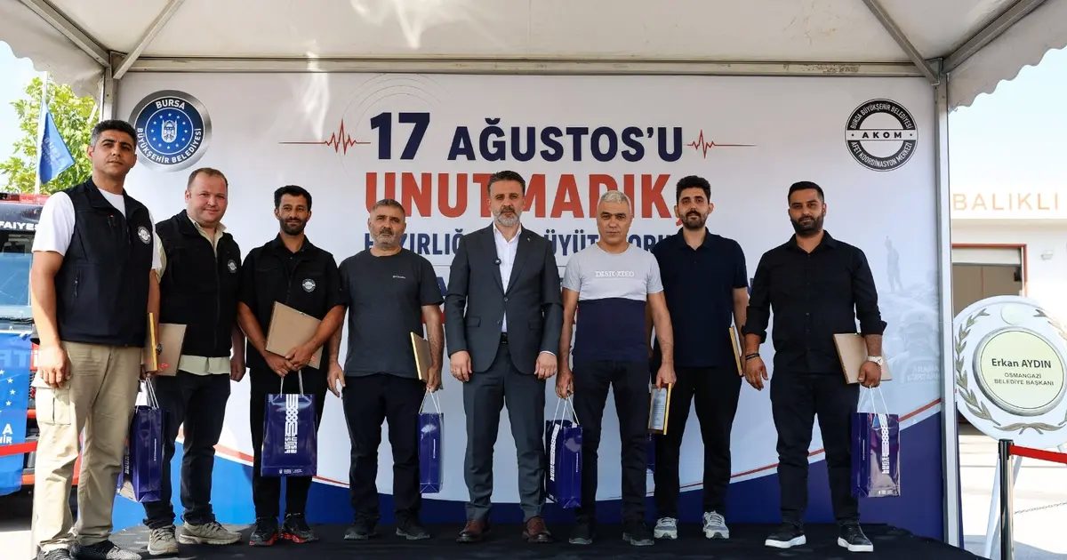 Bursa’da afetlere hazırlık için yeni yatırımlar hizmete alındı