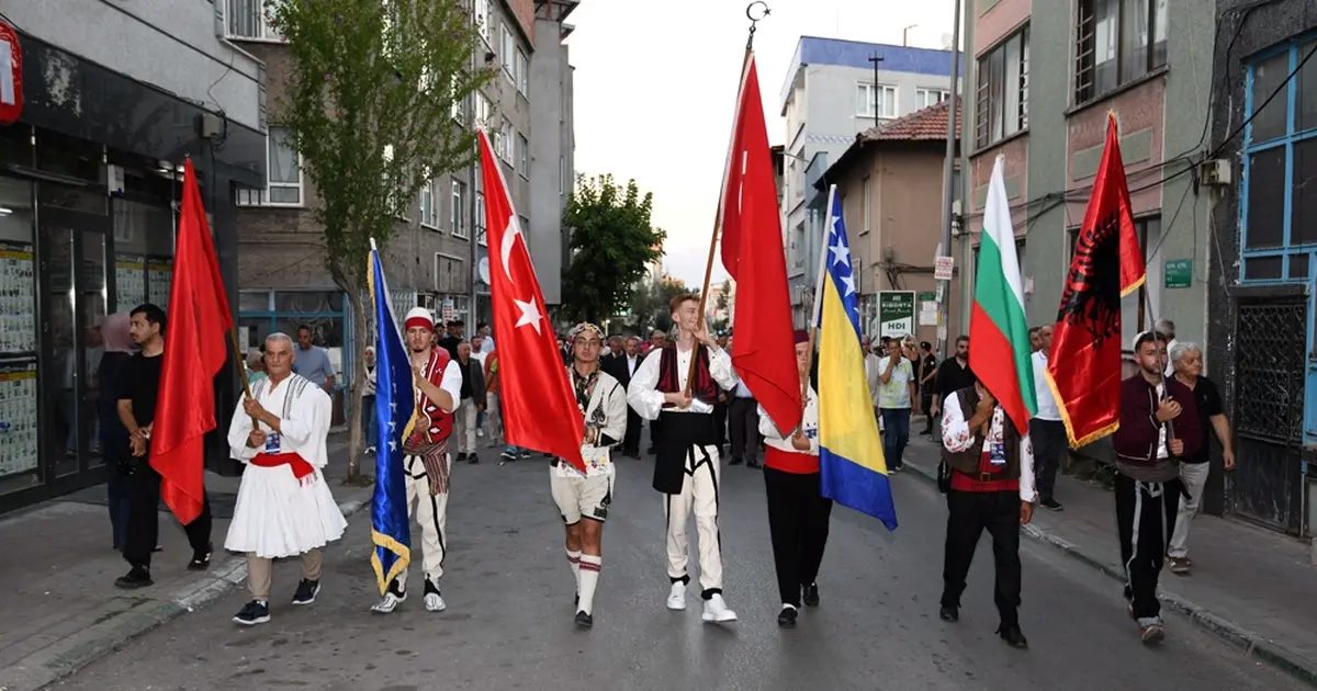 Bursa’da Balkan coşkusu Osmangazi’yi sardı