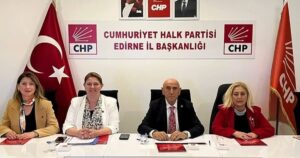 CHP Eğitim Politikalarından Sorumlu Genel Başkan Yardımcısı Yıldırım Kaya, Edirne’de
