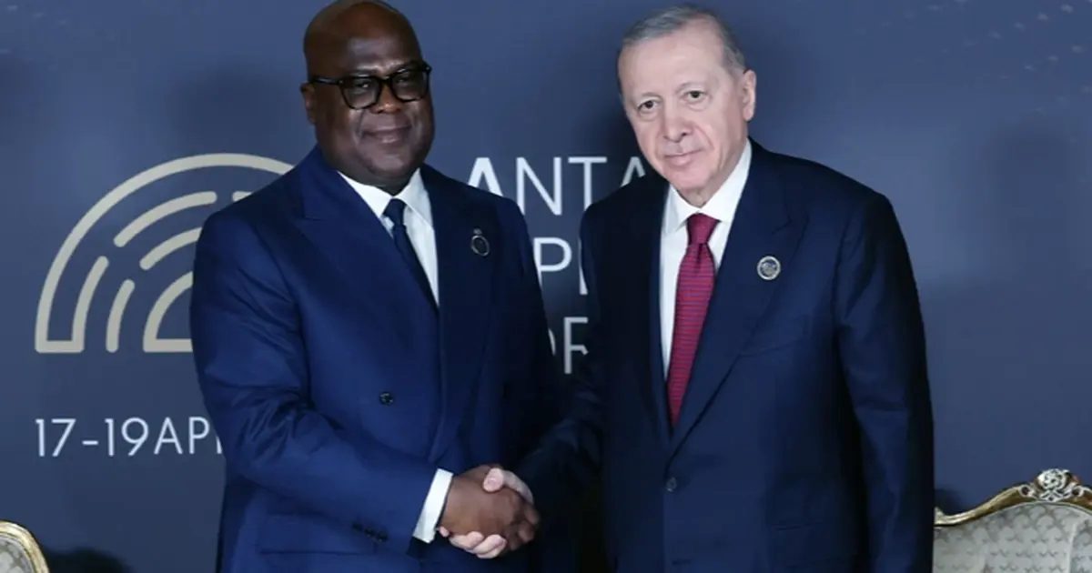 Cumhurbaşkanı Erdoğan Kongolu mevkidaşı ile telefonla görüştü