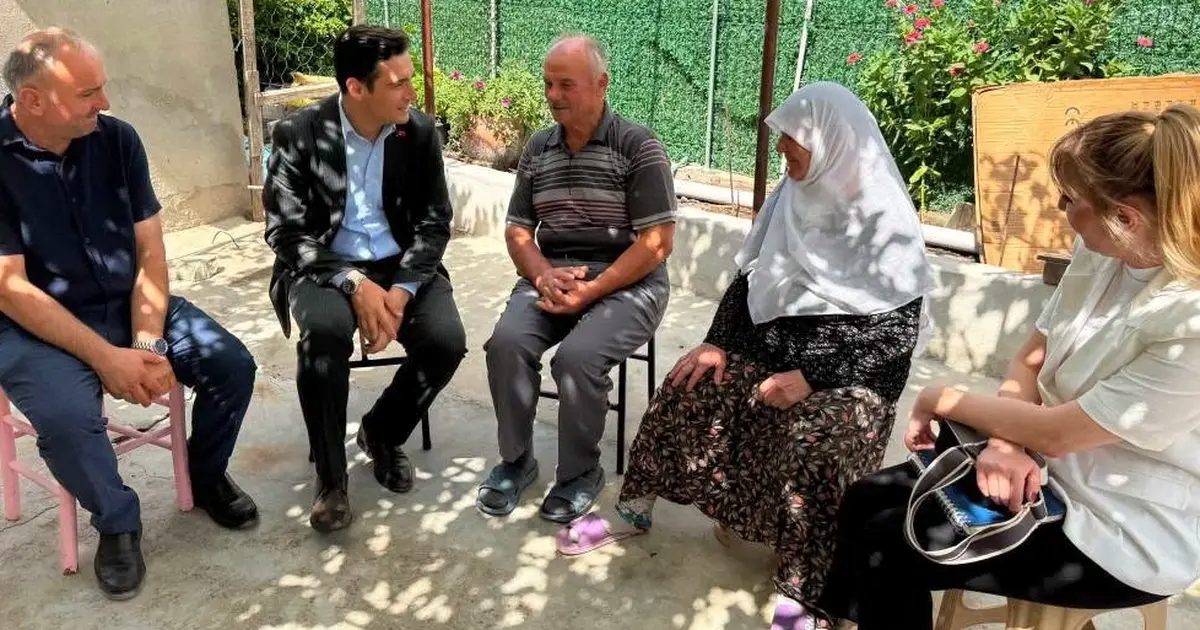 Edirne’de İpsala Kaymakamı Güzel’den Sultanköy’e anlamlı ziyaret