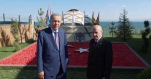 Cumhurbaşkanı Recep Tayyip Erdoğan ile MHP Genel Başkanı Devlet Bahçeli,