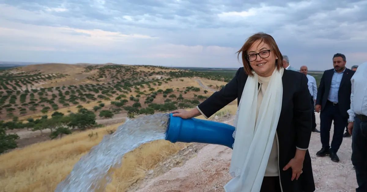 Gaziantep’te 5 bin kişiye hizmet veren su yatırımına yerinde inceleme