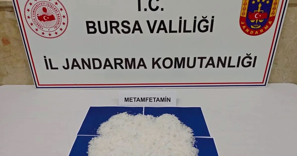 Gürsu’da uyuşturucu operasyonu… İş yerinden 1,9 kilogram metamfetamin çıktı