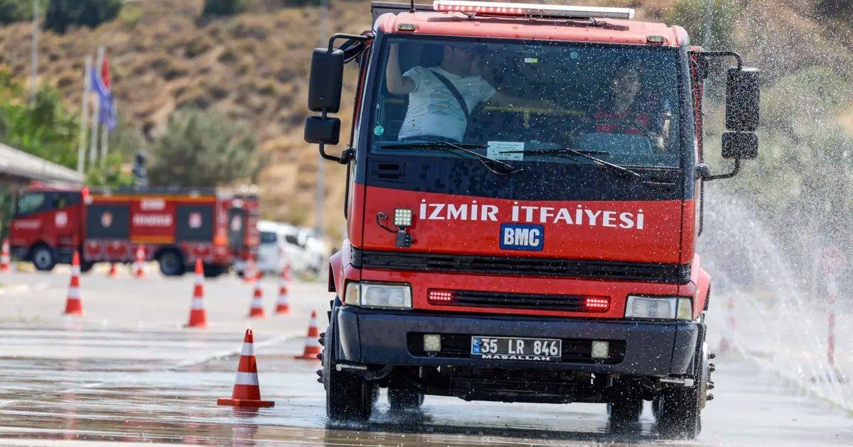 İtfaiyecilere zorlu eğitim!