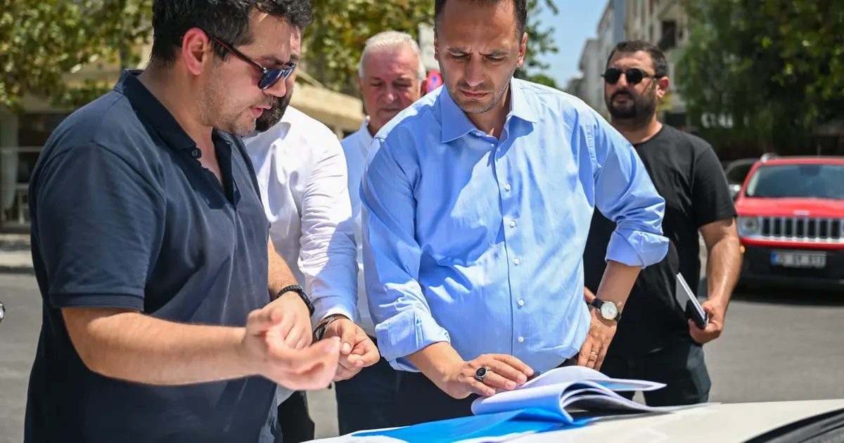 İzmir Bornova’nın merkezinde estetik dönüşüm başladı