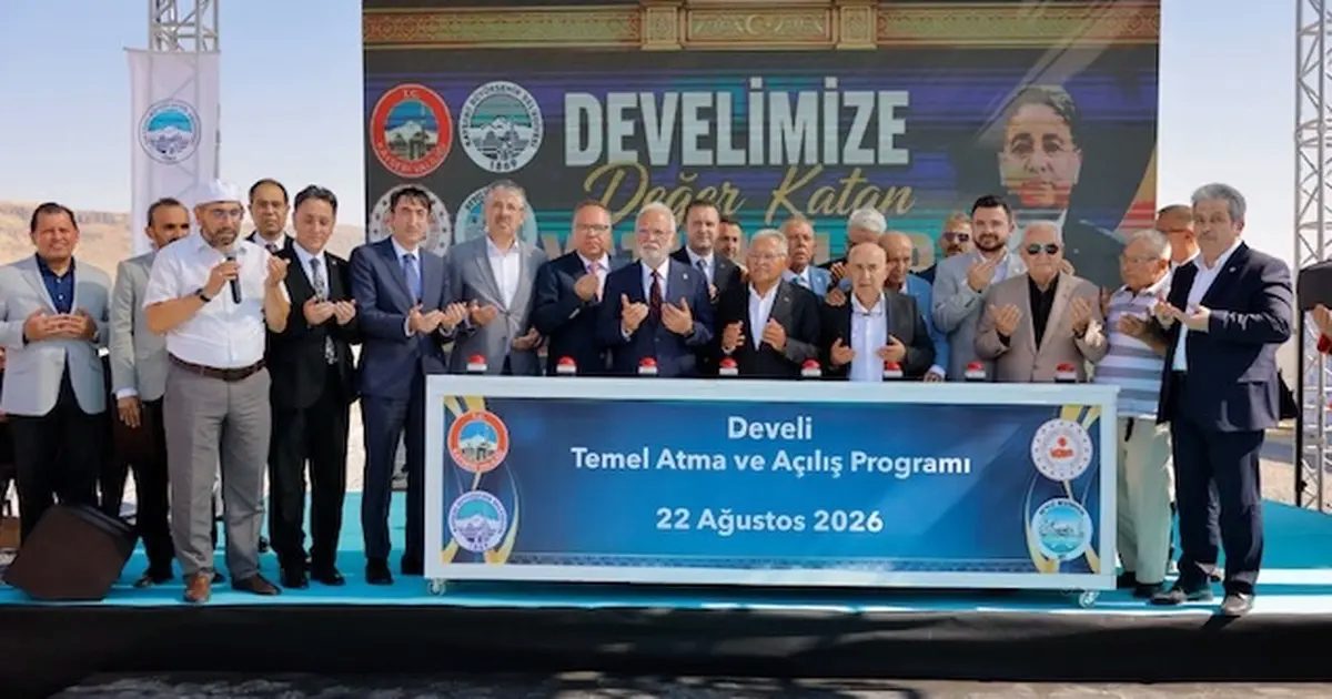 Kayseri Develi’de yeni eserlerin temeli atıldı