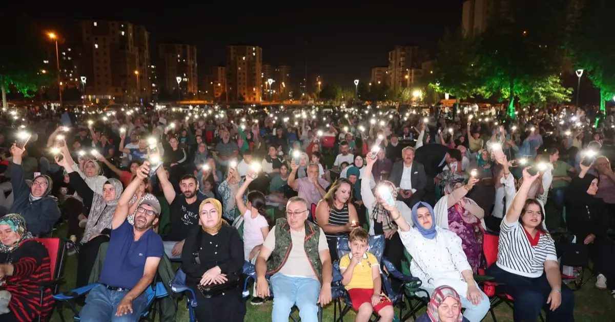Kayseri Melikgazi’de müzik dolu bir gece