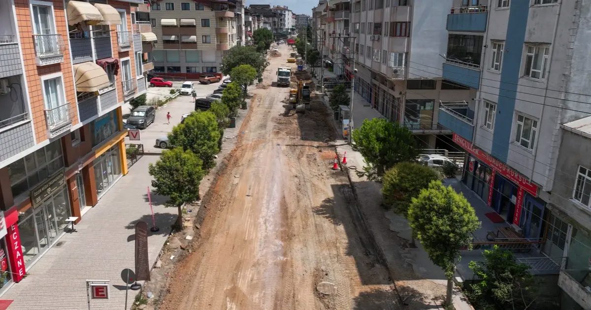 Kocaeli Körfez’de bir caddeye daha prestij