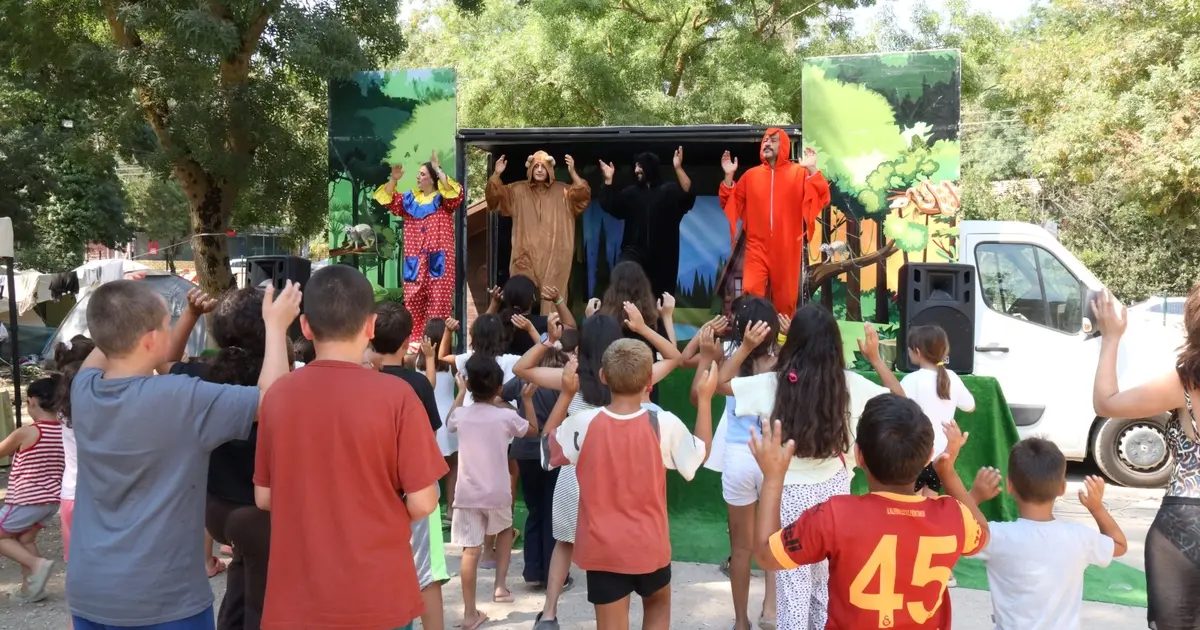 Kocaeli’de çocuklar tatilin tadını eğlenceyle çıkardı