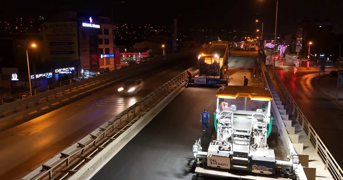 Kocaeli’de Yahya Kaptan Köprüsü yenileniyor