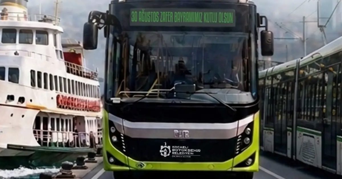 Kocaeli’de Zafer Bayramı ulaşım ücretsiz