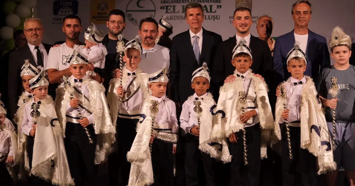 Konya Büyükşehir’den kardeş şehir Üsküp’te toplu cemiyet