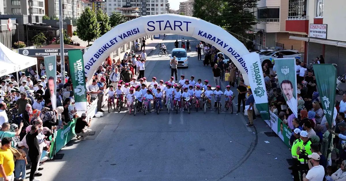 Konya Karatay’da ‘Düz Bisiklet’ heyecanı