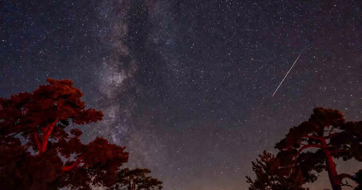 Konya Meram’da meteor yağmuru şenliğe dönüştü