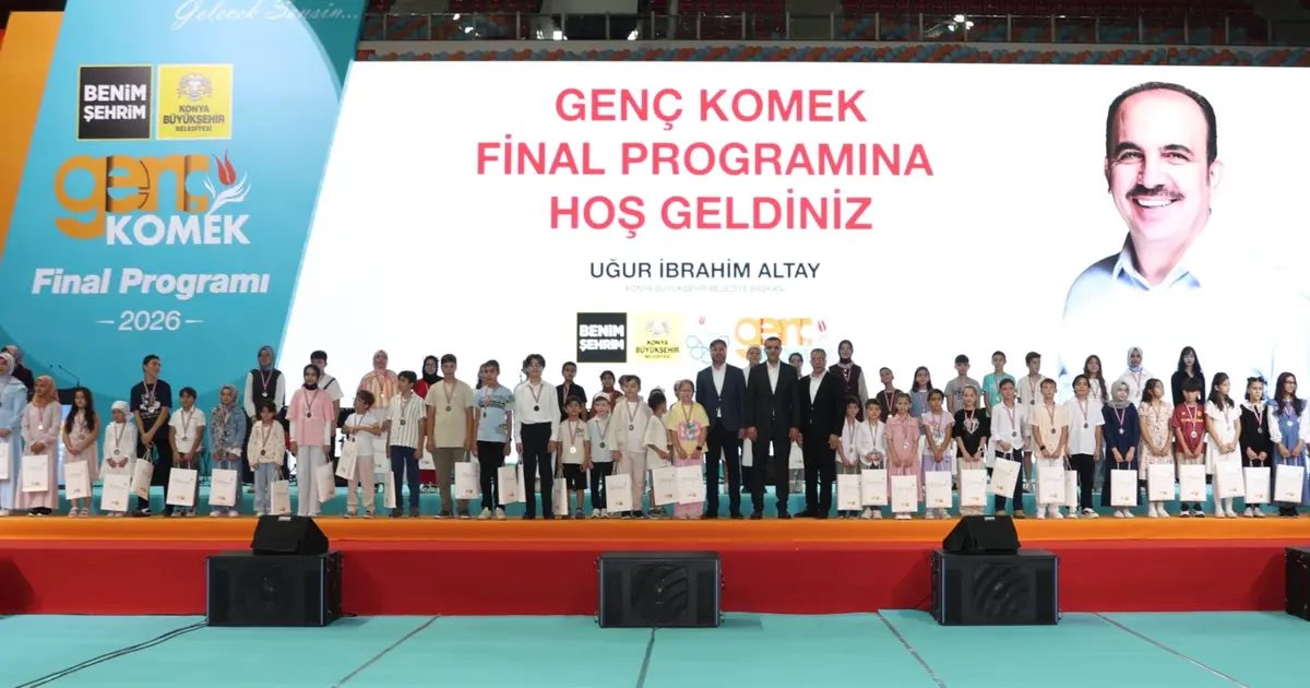 Konya’da Genç KOMEK Yaz Okulu’na muhteşem kapanış