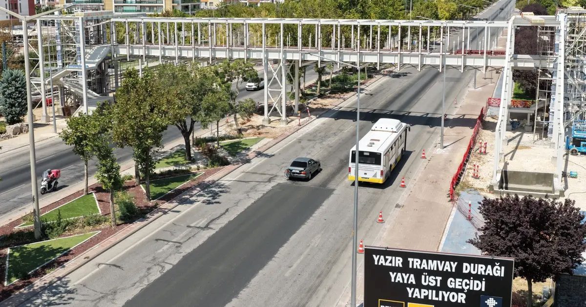 Konya’da o yaya üst geçidinin yapımı son aşamaya geldi