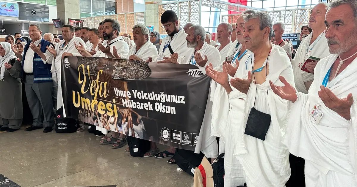 Konya’dan ‘Vefa Umresi’nin ilk kafilesi uğurlandı