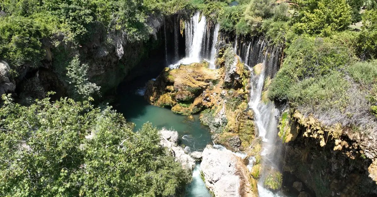 Konya’nın gizli hazinesi: Hadim Yerköprü Şelalesi