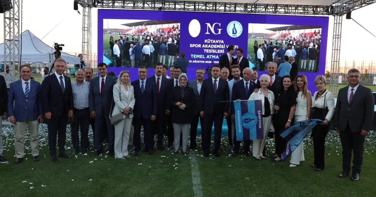 Kütahya Spor Akademisi Vakfı Tesisleri için temel atıldı