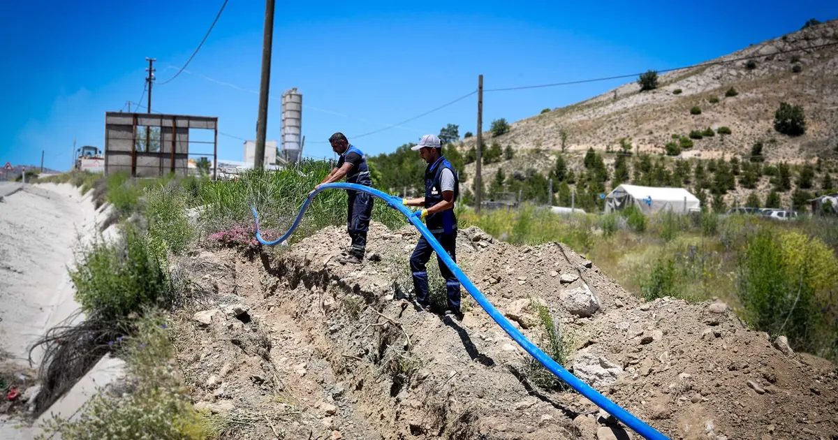 Malatya MASKİ’den Hekimhan’a yeni hat