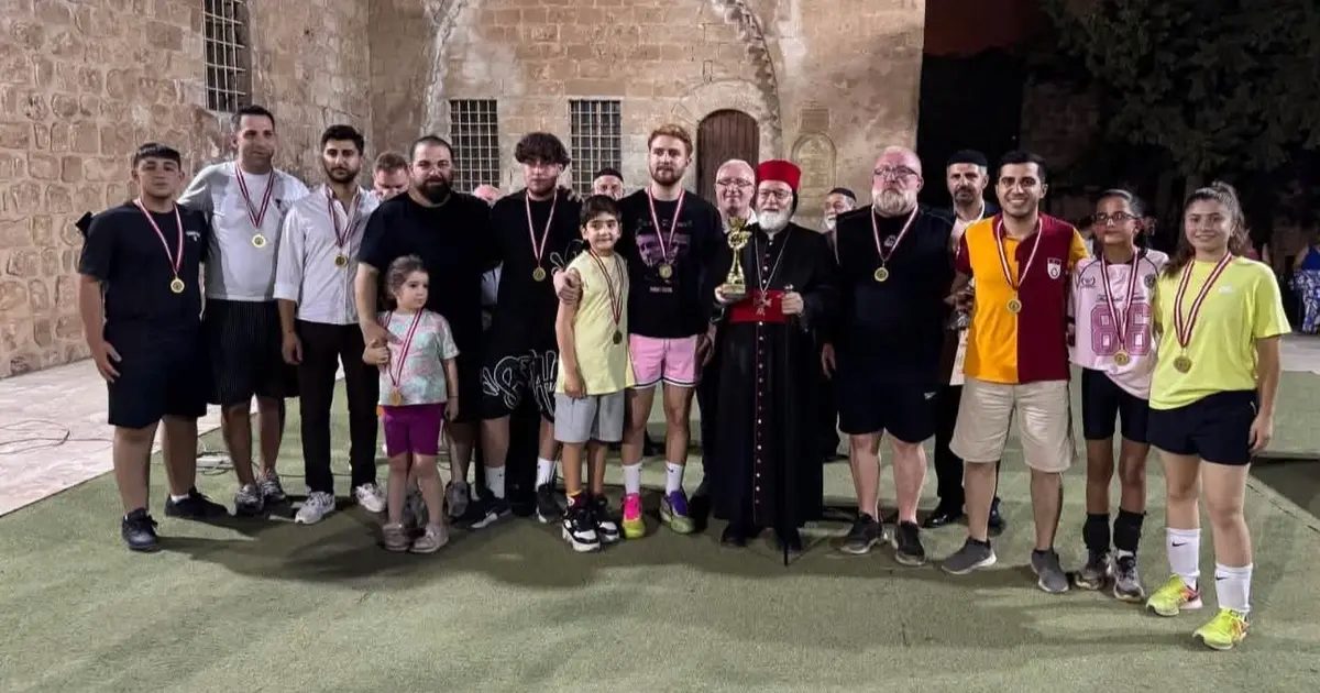 Mardin Kırklar Kilisesi’nde voleybol heyecanı: Şampiyon Mor Behnam