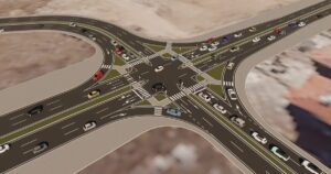 Gaziantep Büyükşehir Belediyesi tarafından yapımı sürdürülen, havalimanına ulaşımı 8 dakikaya