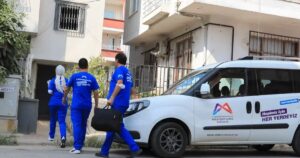 Mersin Büyükşehir Belediyesi Sağlık İşleri Dairesi Başkanlığı bünyesinde sürdürülen evde