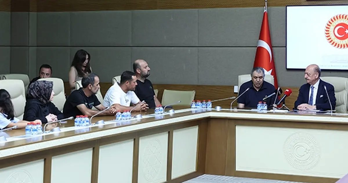 Milletvekili Bilgin TBMM’de maden işçilerinin ailelerini kabul etti
