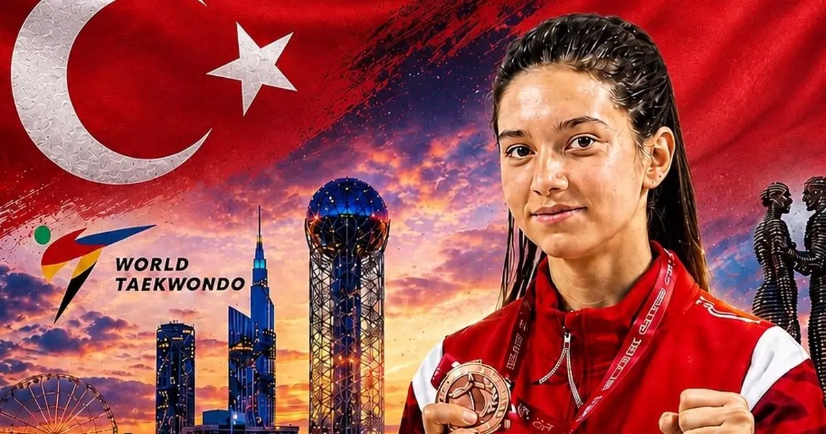 Milli sporcudan Gürcistan’da bronz madalya!