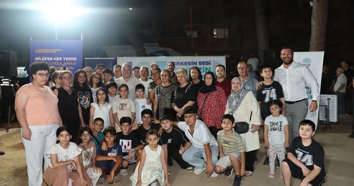 Nilüfer Fethiyeliler Şadi Başkan’la akşam çayında buluştu