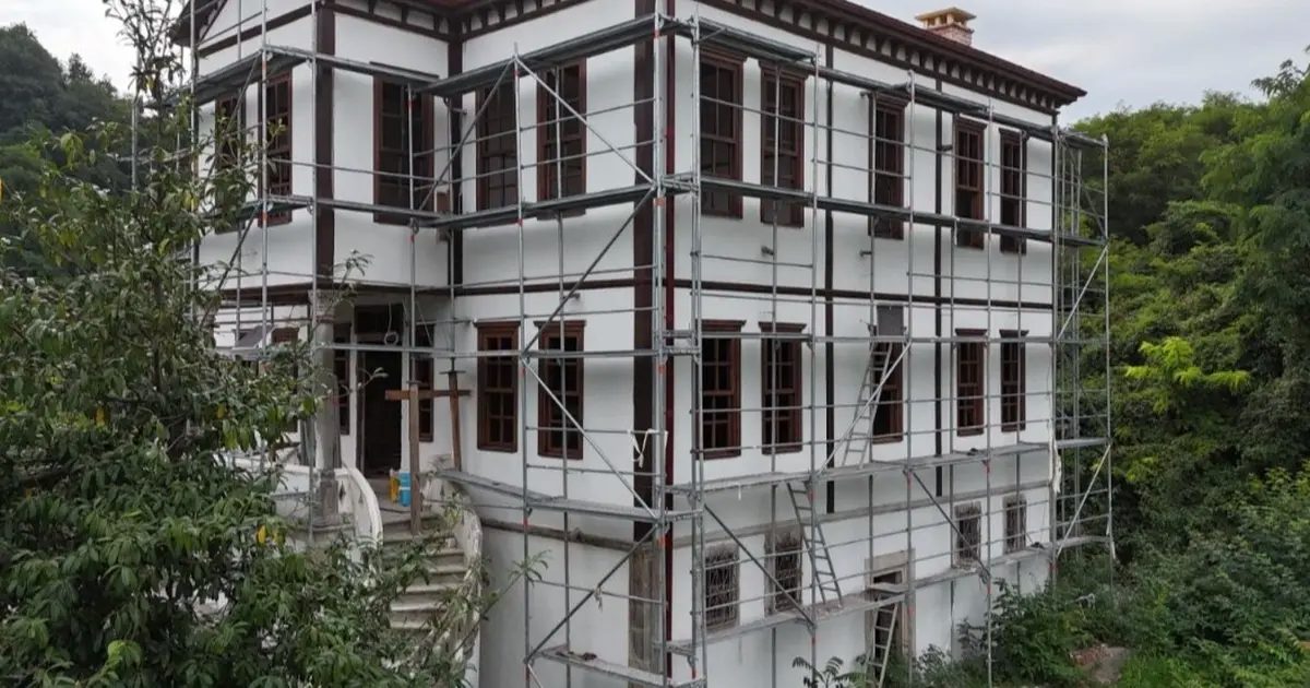 Ordu’da Çamaş’ın tarihi konağında sona gelindi