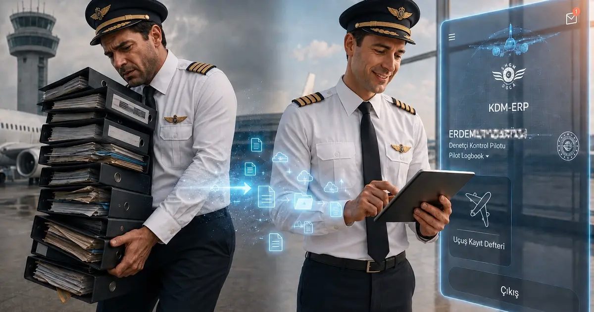 Pilotların uçuş kayıtlarında dijital dönem başlıyor