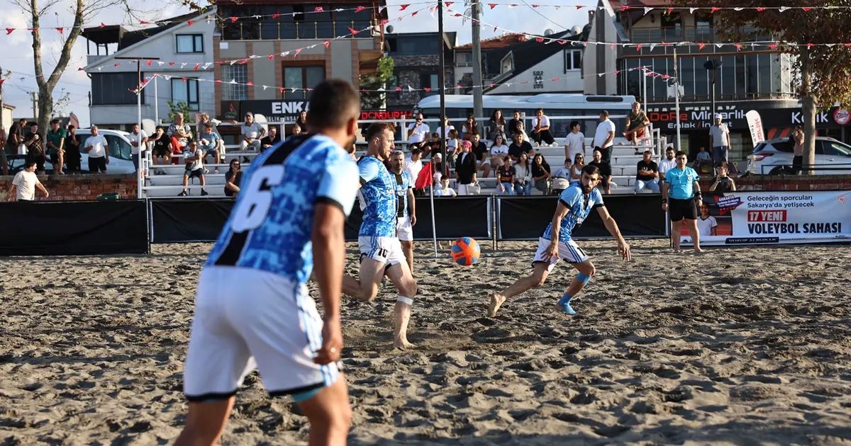 Sakarya Kocaali Sahili’nde futbol kupayla taçlandı