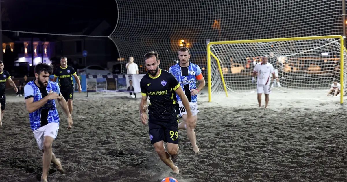 Sakarya Kocaali Sahili’nde futbol şöleni