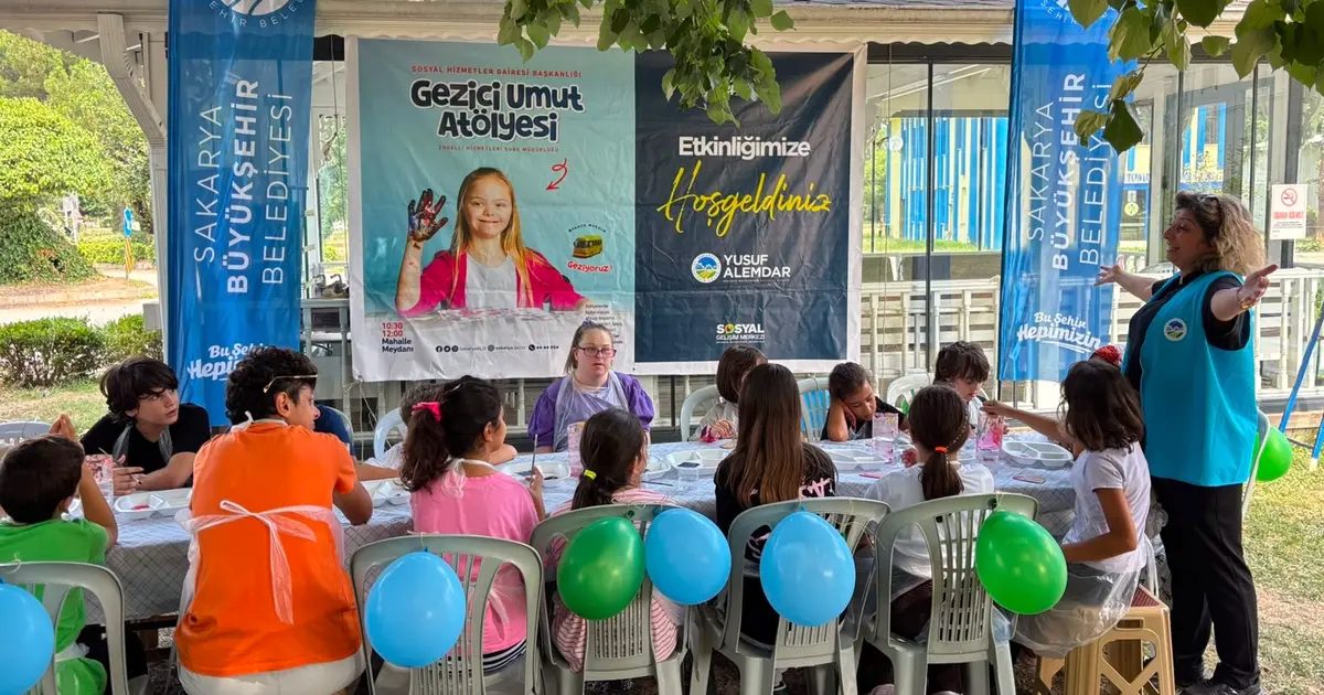 Sakarya’da çocukların umudu gezici atölyelerle yaygınlaşıyor