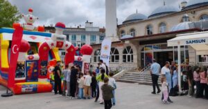 Samsun Büyükşehir Belediyesi tarafından çocukların yaz tatillerini manevi değerlerle buluşturmak
