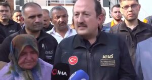 AFAD Başkanı Vali Ali Hamza Pehlivan, 2024 Sulusaray depreminden etkilenen