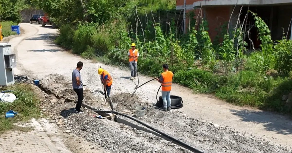 Trabzon Büyükşehir’den Araklı Ortaköy’e güçlü altyapı