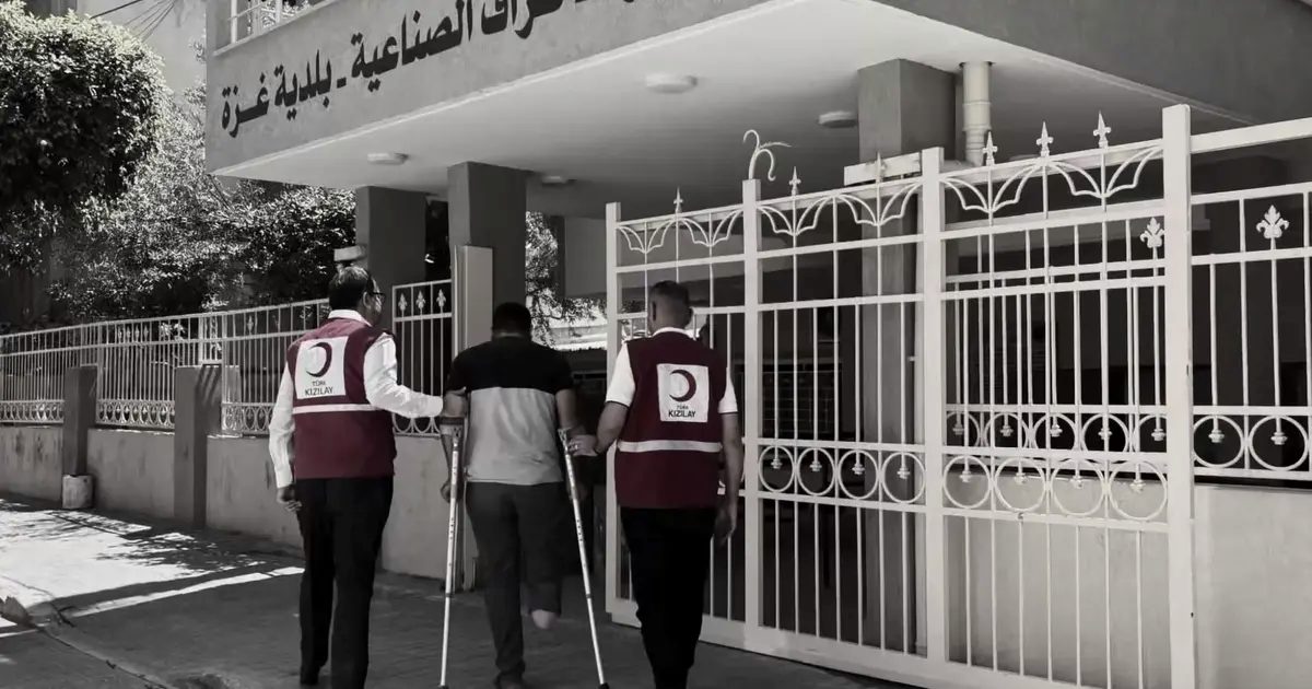 Türk Kızılay’dan Gazze’de ampüte bireylere protez desteği