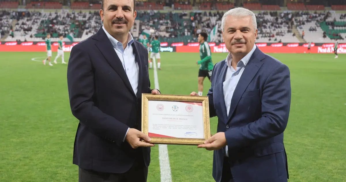 Türkiye’de ilk ‘erişilbilir’ stadyum oldu… Konya’ya erişilebilirlik belgesi
