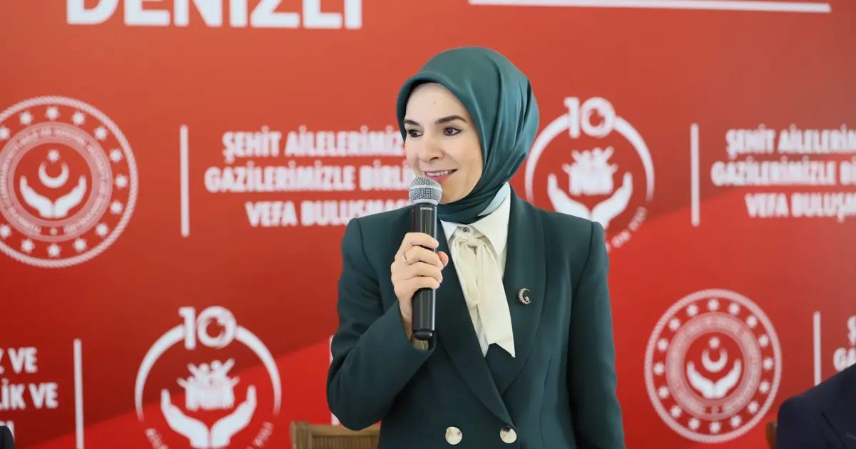 Aile ve Sosyal Hizmetler Bakanı Mahinur Özdemir Göktaş, Denizli’de şehit
