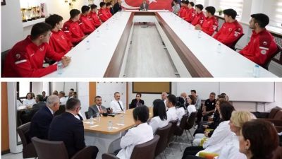 Milli Eğitim Bakanı Yusuf Tekin, Ankara TVF Spor Lisesi'ni ziyaret