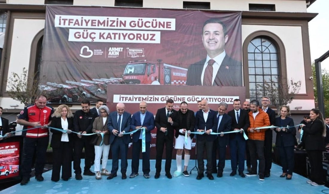 Balıkesir Büyükşehir Belediyesi, afetlere karşı hazırlık kapsamında itfaiyeye 7 su