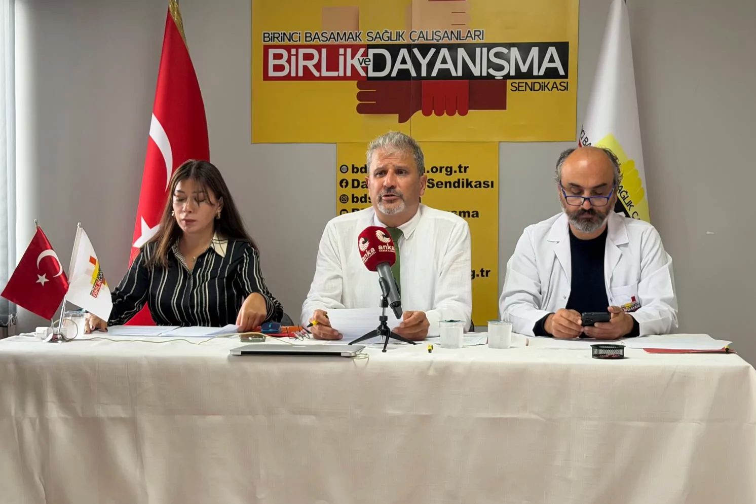 Birlik ve Dayanışma Sendikası’nın 75 ilden 3 bin 632 sağlık